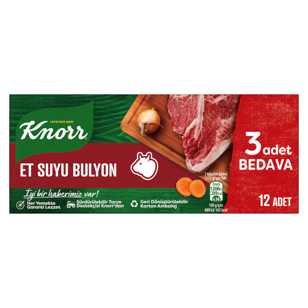 KNORR Beef Broth Cubes, 100grx12 KNORR Beef Broth Cubes 100grx12