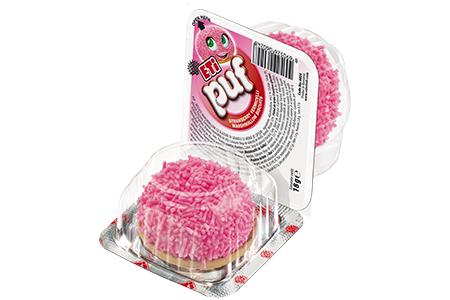 ETİ PUF Cookies, Strawberry 18g ETI PUF Cookies Strawberry 18g