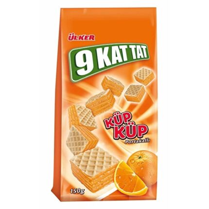 Ulker 9 kat tat Orange Wafer 200gr Kup kup