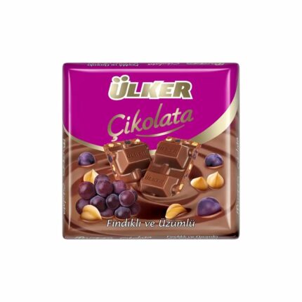 Ulker Chocolate Bar Hazelnut Grape 60gr