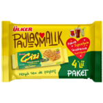 Ulker Cizi Veggie Crackers 4pcs Family Size 70gr x 4