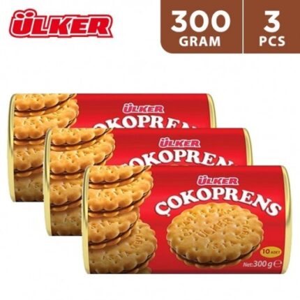 Ulker Cokoprens Biscuit 100grX3