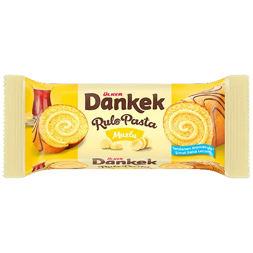 Ulker Dankek Banana Roll Cake, 235gr Ulker Dankek Banana Roll Cake 235gr