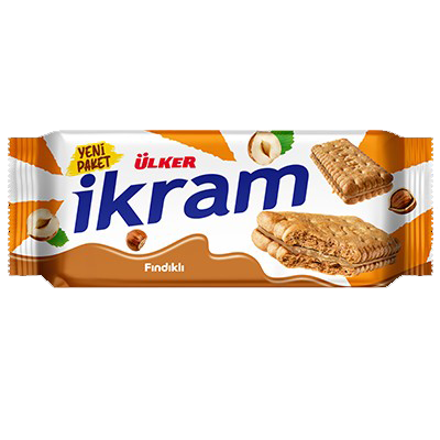 Ulker Ikram Biscuit, Hazelnut Milk, 84gr Ulker Ikram Biscuit Hazelnut Milk 84gr