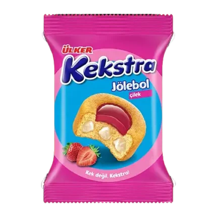 Ulker Kekstra Strawberry Mini Cake Jelly filled 40gr