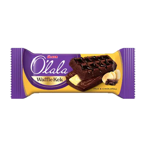 Ulker Olala Wafer Cake Sandwich, 70gr x 12 Ulker Olala Wafer Cake Sandwich 70gr x 12