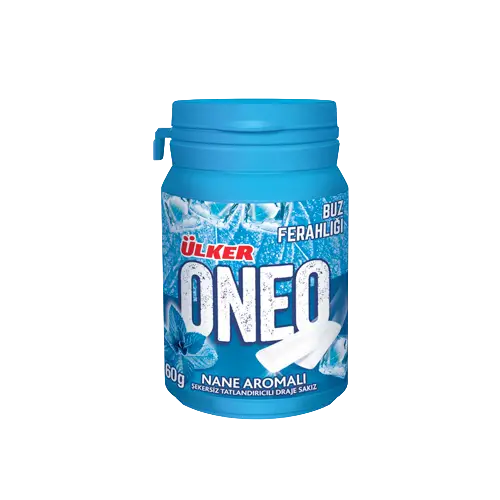 Ulker Oneo Mint Gum (Suger Free), 60gr_ Ulker Oneo Mint Gum Suger Free 60gr
