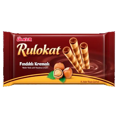 Ulker Rulokat Wafer Rolls with Hazelnut Cream 42g